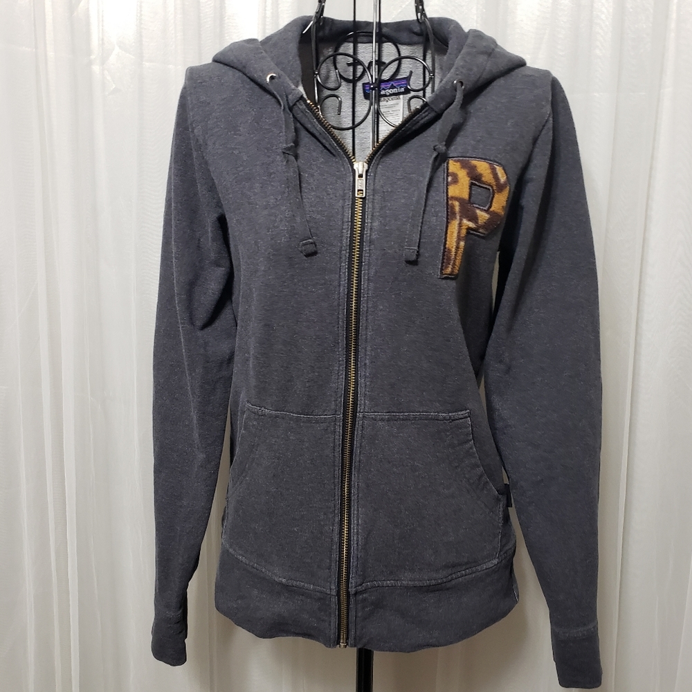 Patagonia Sz XS Letter 'P'  Full Zip Hoodie - Picture 6 of 14